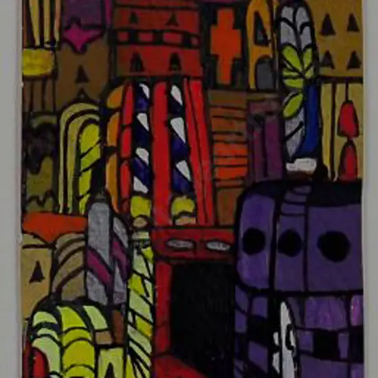 RIMMER, David (21st Cent) - Cityscape Buildings 1