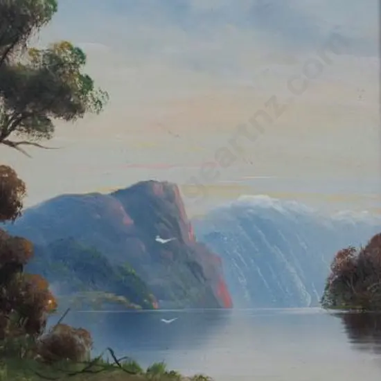 A70 - Colonial Lake & Mountain - Colonial Lake and Mountain Scene