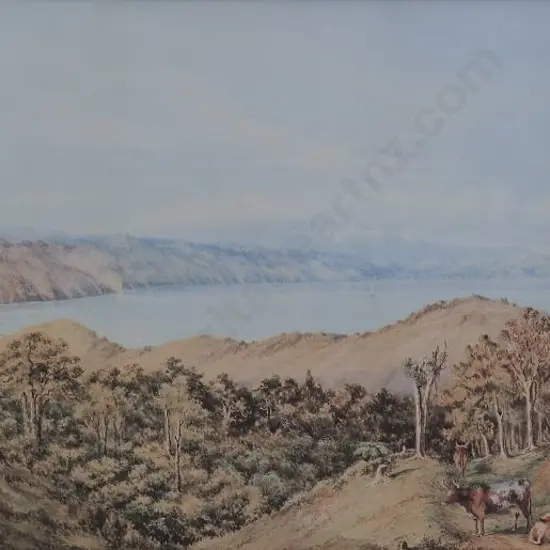 BARRAUD, C.D. (1822-1897) - Wellington from Kelburn 1858