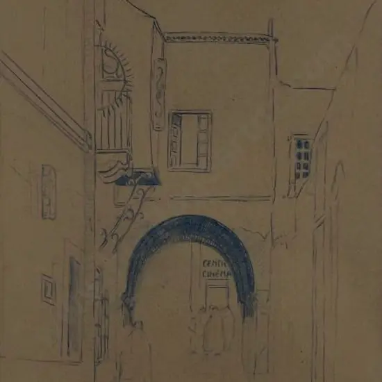 WEEKS, John (1888-1965) - North African City Street