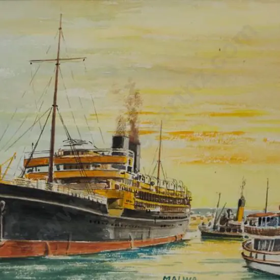 WATKIN, Eric Arthur (1895-1961) - SS Malwa