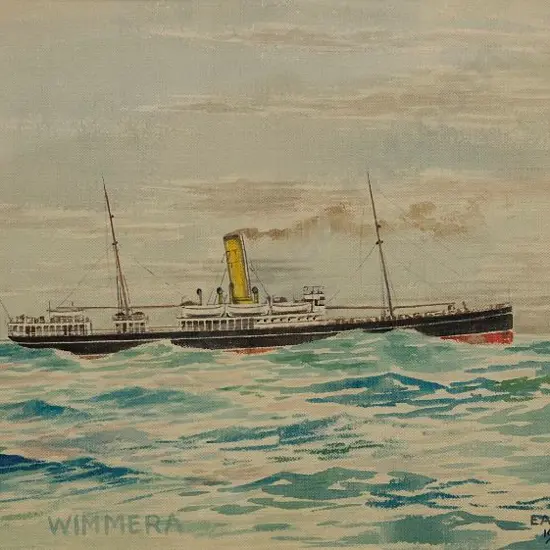 WATKIN, Eric Arthur (1895-1961) - SS Wimmera