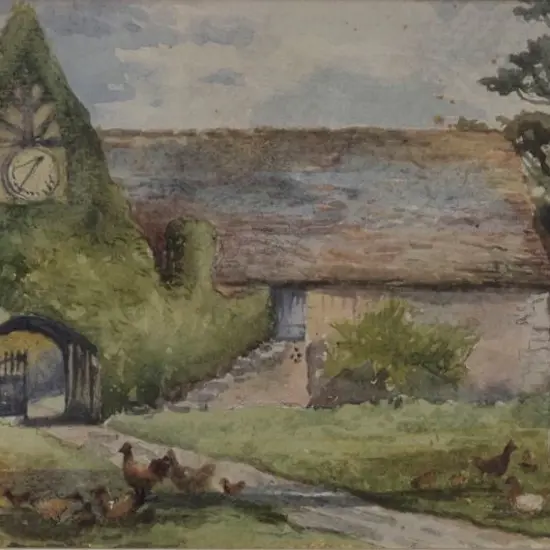 WILSON, E.S. (19th Cent.) - Country Cottage