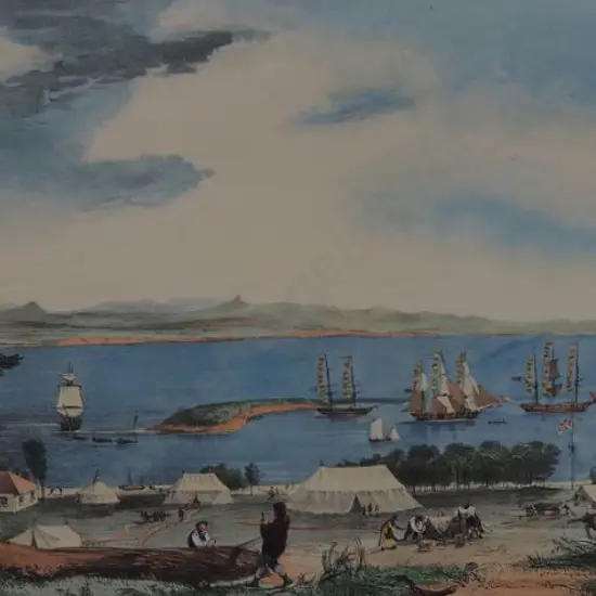 HEAPHY, Charles (1820-1881) - View of Nelson Haven in Tasman's Gulf -1