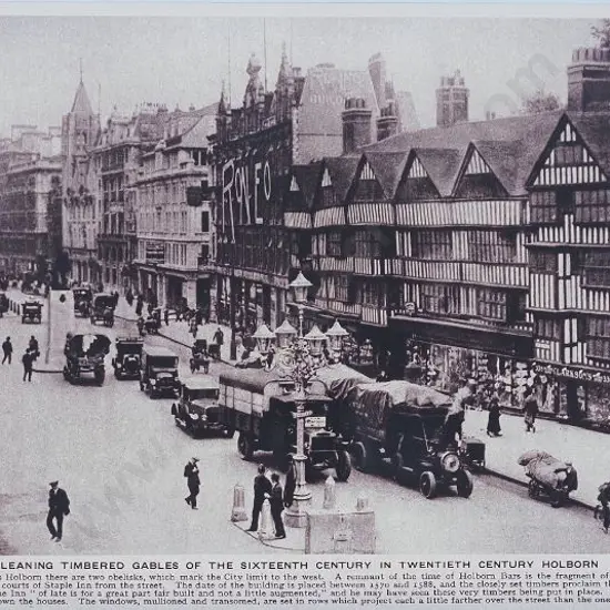 UNKNOWN Artist (A69) - London - Gray's Inn Road c.1920