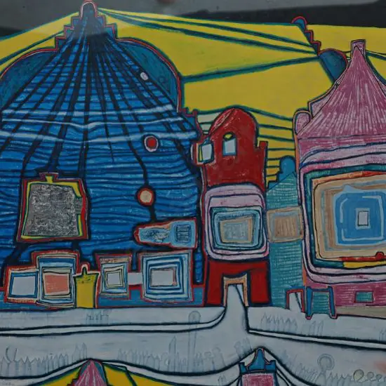 HUNDERTWASSER, Friedensreich (1928-2000) - Untitled