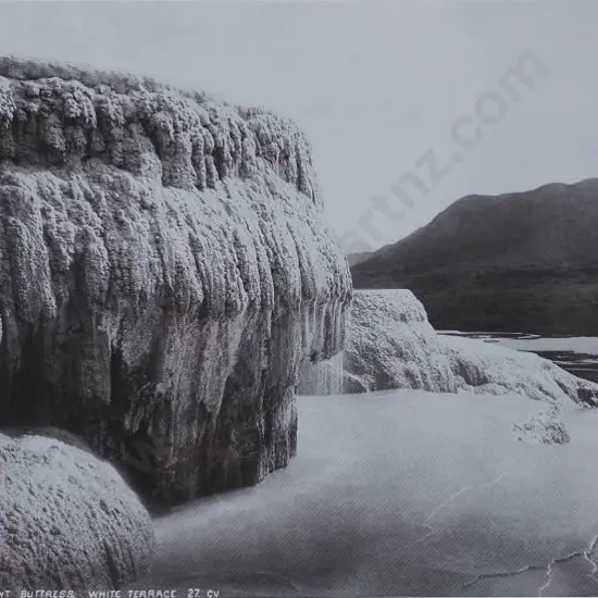 VALENTINE, George (1852-1890) - Giant Buttress, White Terraces 1885