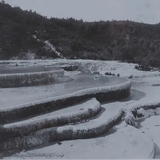 VALENTINE, George (1852-1890) - Hot Baths, Pink Terraces 1885