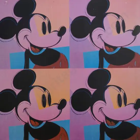 WARHOL, Andy (1928-1987) - Micky Mouse