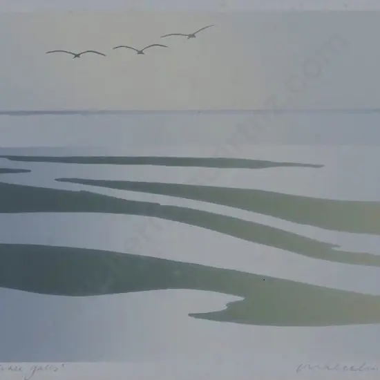 WARR, Malcolm (1939-) - Three Gulls