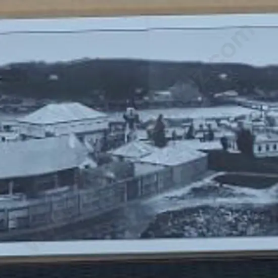 WANGANUI - A Panoramic Photo c.1890 - Panoramic View of Wanganui c.1890
