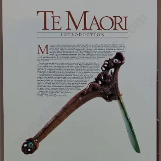 BRAKE, Brian (1928-1988) - Te Maori - Calendar produced by Mobil Oil NZ