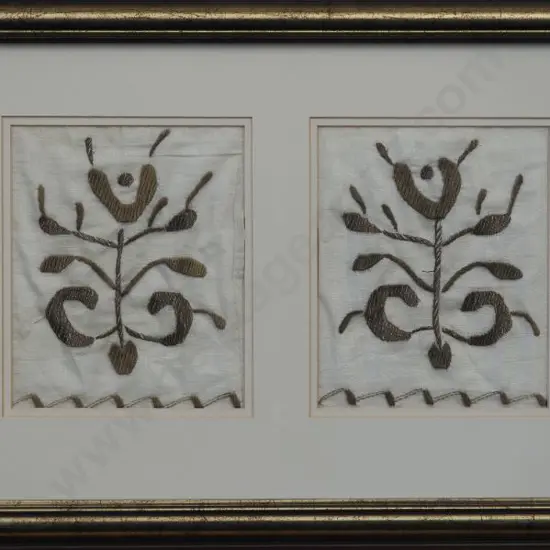 TWO PLANTS - Tapestry - Tapestry of two plants, side by side