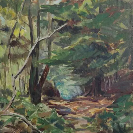 BUTTS, Brenda de (1896-1986) - Path through Forest