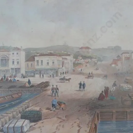 HOGAN, Patrick Joseph (1805-1878) - Auckland Scenes (Pair)