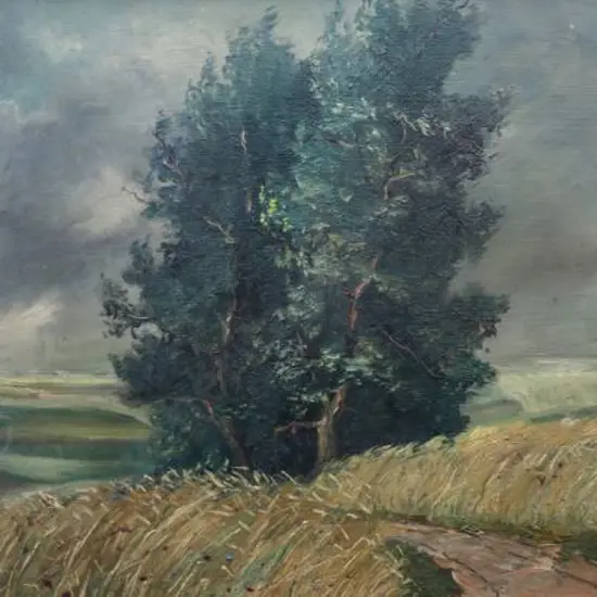 UNKNOWN Artist - Country Path with Trees