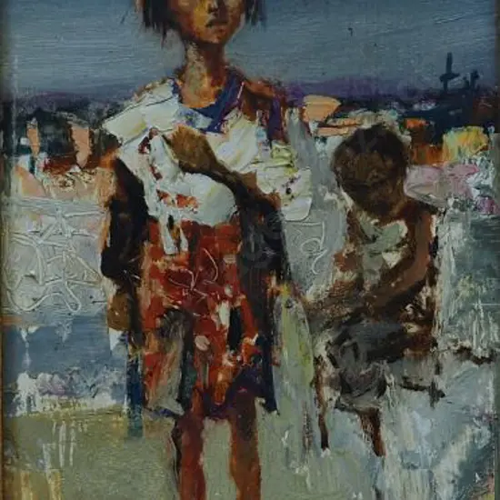 AGOSTINELLI, Mario (1915-2000) - Two Children