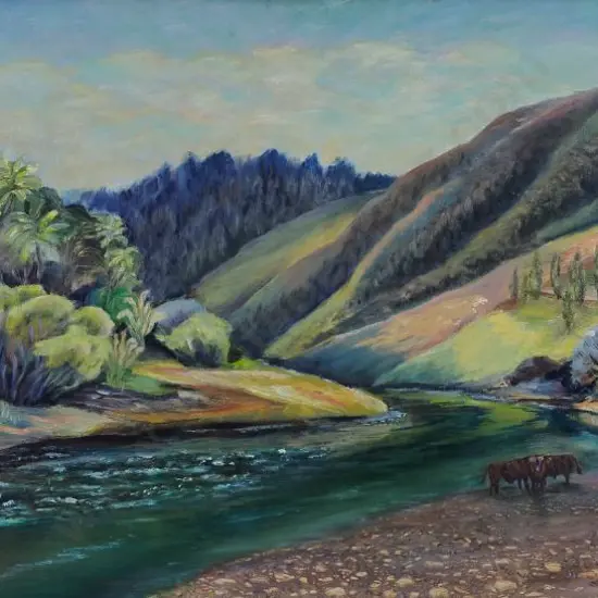 ABBOTT, Elva (21st Cent) - River Scene
