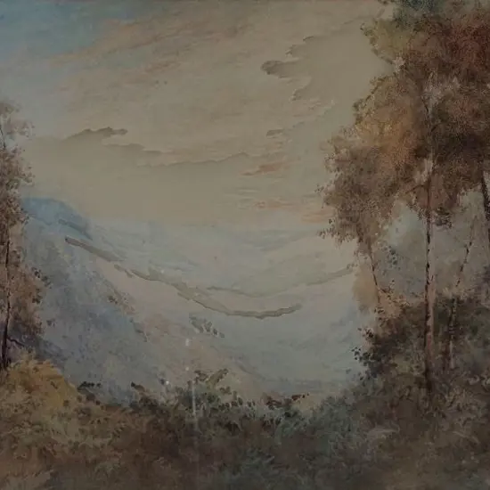 COCKS, Robert Sidney (1866-1939) - Blue Mountains, NSW, Australia