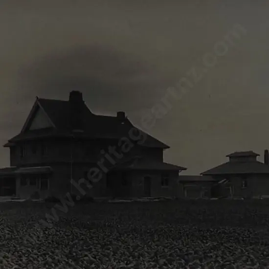 UNKNOWN Photographer - Country Homestead, somewhere in New Zealand (Early 20th Century)