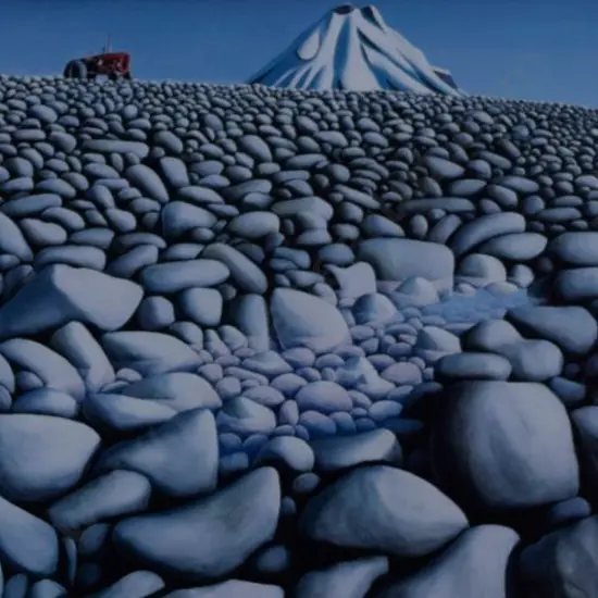 SMITHER, Michael Duncan (1939-) - Rocks with Mountain (Egmont)
