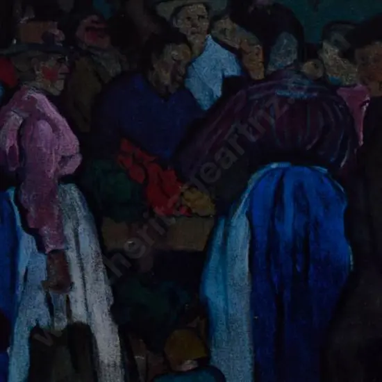 COLLIER, Edith (1885-1964) - At the Markets
