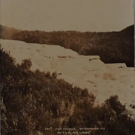 MUIR & MOODIE - Photographers - Pink Terrace, Rotomahana