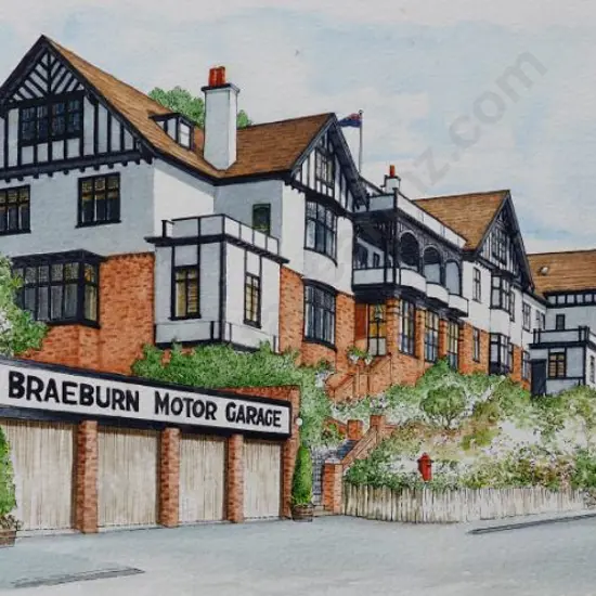 BATTARBEE, David (1939-) - Braeburn Apartments