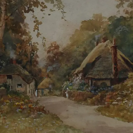 HOWARTH, Charles Henry (1856-1945) - Cottages in Essex