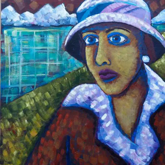 LAUTREC-NUNES, Talulah (c.1990-2000) - Gazing Woman