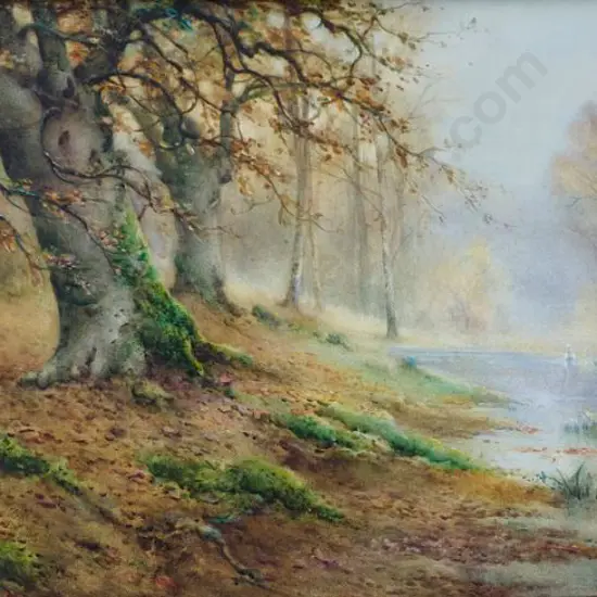 IRELAND, Taylor (1894-1921) - Autumn Evening Near Glencoe