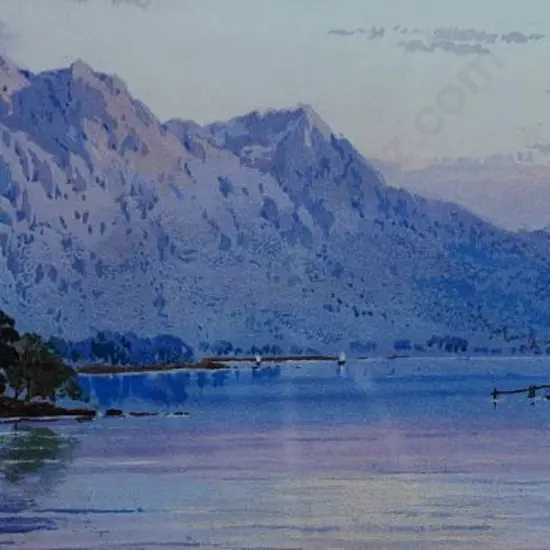 UNKNOWN - Italian Lake scene