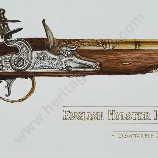 BATTARBEE, David (1939-) - English Holster Pistol