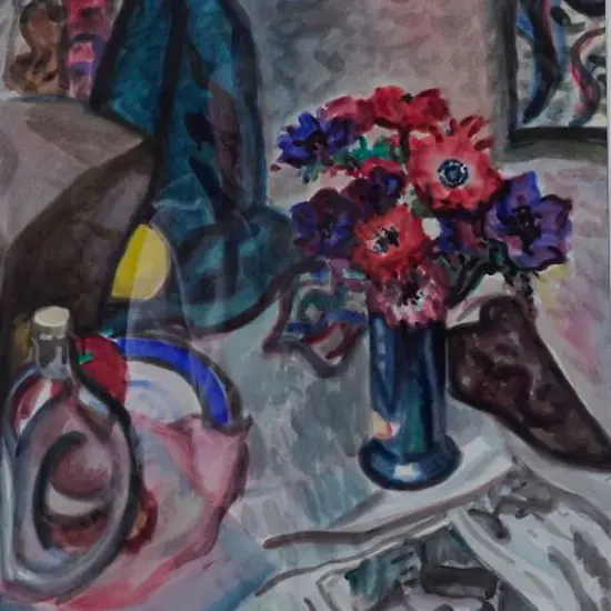 McCRACKEN, Francis (1879-1959) - Still Life with Anemones