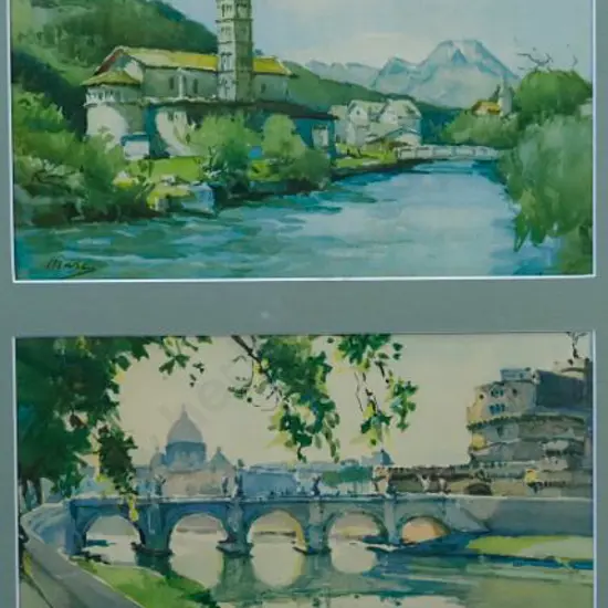 MARC, A. (1894-1964) - St Moritz & Rome