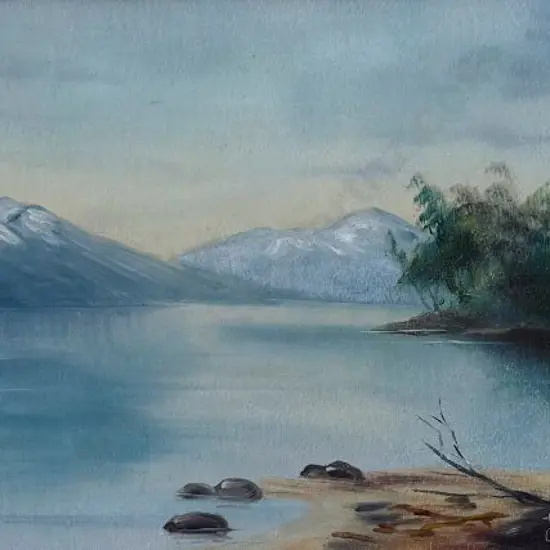 DE RITZ, George (1875-1953) - Lake Te Anau