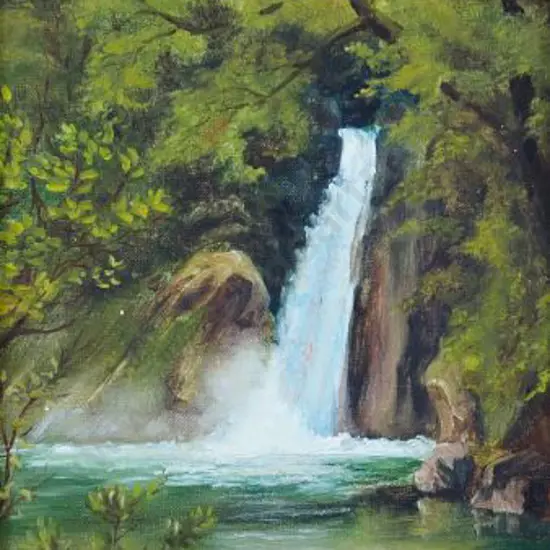 ROWE, P - Waterfall, Milford Track