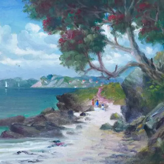 PERRETT, John Douglas (1859-1937) - Near Northhead - Auckland