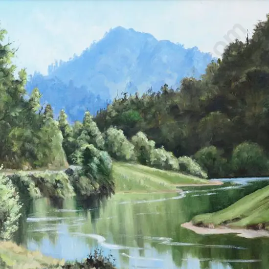 HULL, Reg (1916-) - Awakino Gorge, 1980