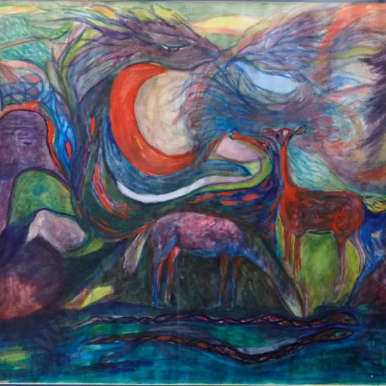 WATSON, Joy (-2006) - Startled Deer