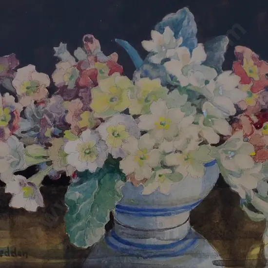 SEDDON, Helen (1925-1955) - Bowl of Flowers on Table