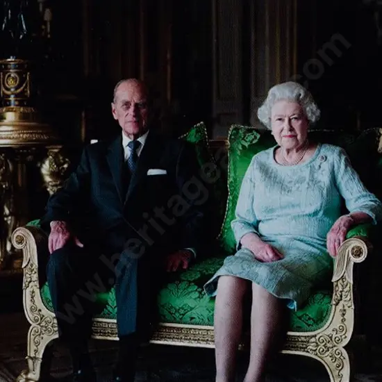 STRUTH, Thomas (1954-) - Queen Elizabeth & Duke of Edinburgh at Windsor Castle, 2011
