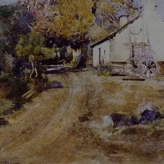 SHERWOOD, Maud (1880-1956) - Central Otago Cottage