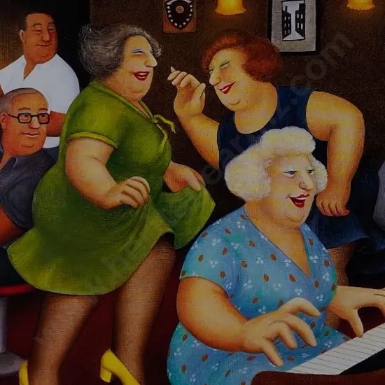 COOK, Beryl (1926-2008) - Song & Dance