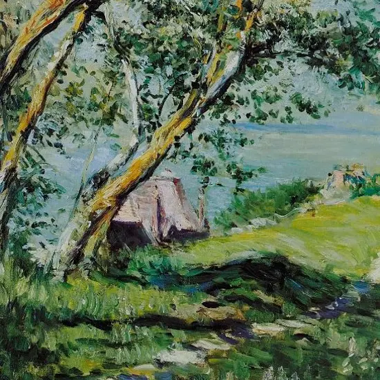 CAILLEBOTTE, Gustave (1848-1894) - Maisons au Bord de L'eau