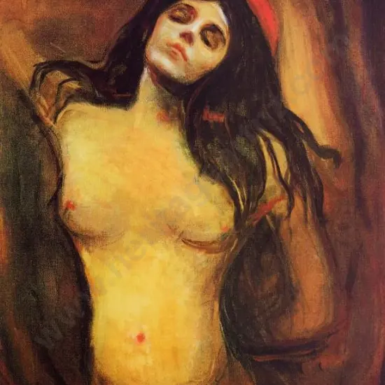 MUNCH, Edvard (1863-1944) - Madonna, 1894