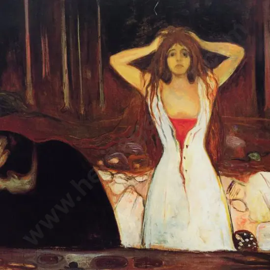 MUNCH, Edvard (1863-1944) - Asche, 1894