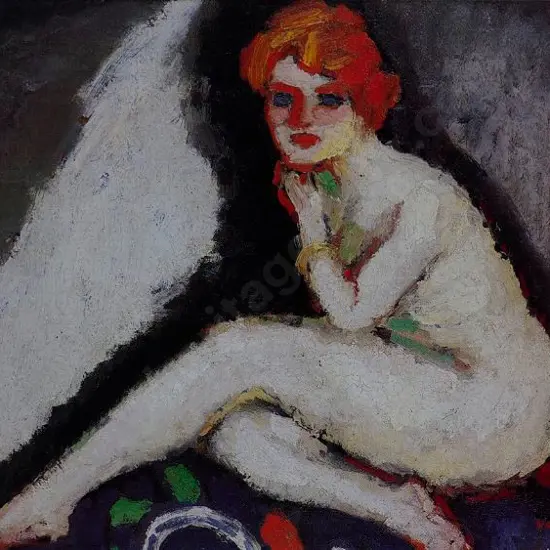 VAN DONGEN, Kees (1877-1968) - Nu Assis, c.1906