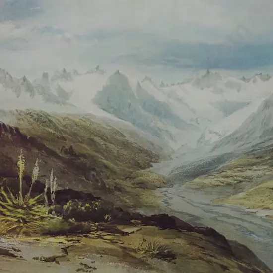GULLY, John (1819-1888) - Ashburton Glacier 1862