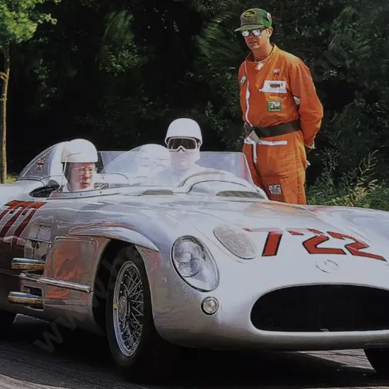 UNKNOWN Photographer - Stirling Moss Driving 1957 300SLR Mercedes